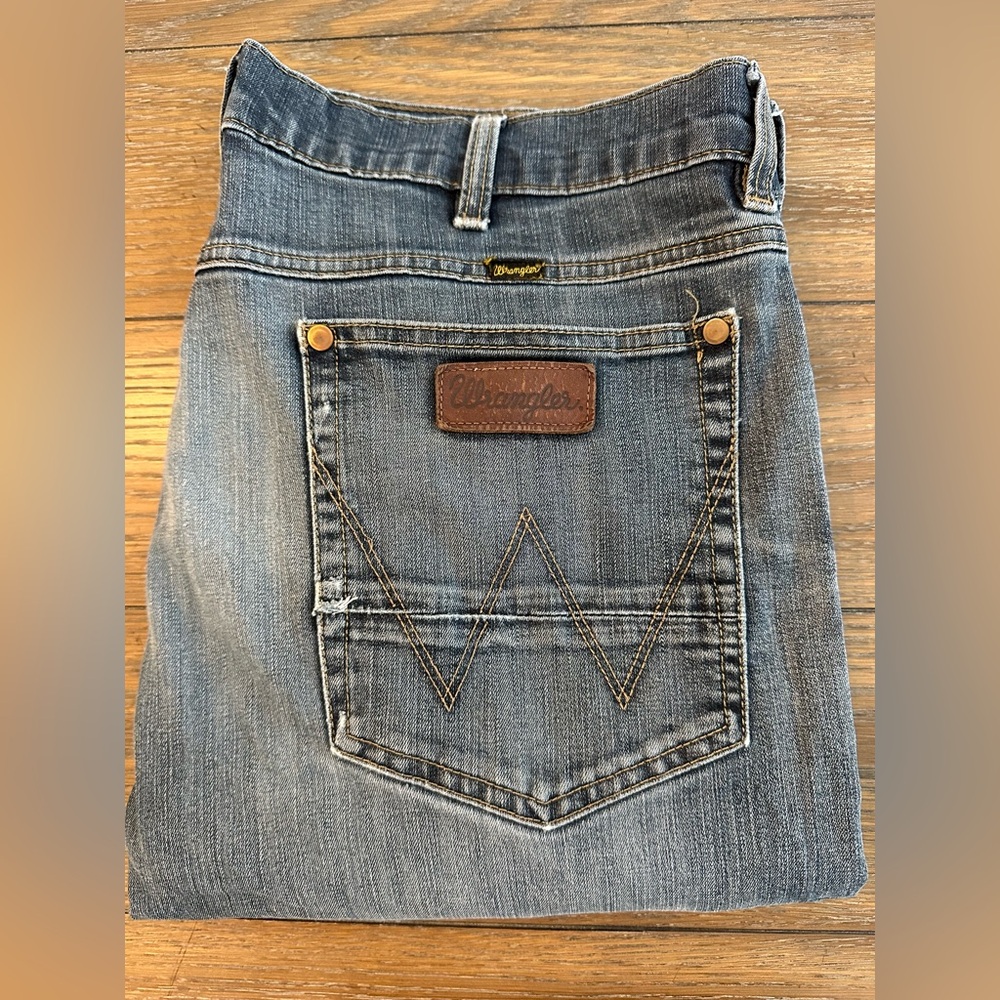 Wrangler Slim Jeans Size 37x32 No Size‎ Tag